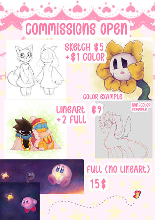 •Commisions•